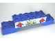 Part No: 51704pb04  Name: Duplo, Brick 2 x 10 x 2 Arch with Car Wash and Arrows Pattern