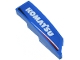 Part No: 5415pb004  Name: Wedge 4 x 1 Left with White 'KOMATSU' and Black and Red Stripe Pattern (Sticker) - Set 77249