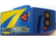 Lot ID: 383335424  Part No: 61070pb012  Name: Technic, Panel Car Mudguard Right with 'XRFUEL', 'YUBI', Headlights and Turning Signal Pattern (Stickers) - Set 8494