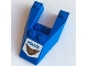 Part No: 6153bpb12  Name: Wedge 6 x 4 Cutout with Stud Notches with Blue 'POLICE' and Badge Pattern (Sticker) - Set 60208