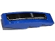 Lego part: Slope, Curved 4 x 1 with Black and Light Bluish Gray Roll Cage Pattern Model Right Side (Sticker) - Set 75891