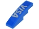 Part No: 61678pb194L  Name: Slope, Curved 4 x 1 with Silver 'VISA' Logo Pattern Model Left Side (Sticker) - Set 77246
