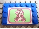 Part No: 6180pb018  Name: Tile, Modified 4 x 6 with Studs on Edges with Teddy Bear Pattern (Sticker) - Set 5895