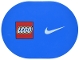 Part No: 65474pb15  Name: Tile, Round 6 x 8 Oval with LEGO and Nike Swoosh Logo Pattern