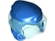 Part No: 77151pb01  Name: Minifigure, Headgear Ninjago Wrap Type 8 with Trans-Light Blue Scuba Diver Mask Pattern