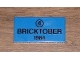 Part No: 87079pb0013  Name: Tile 2 x 4 with Black Number 4 in Circle and 'BRICKTOBER 1984' Pattern