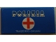 Part No: 87079pb0461  Name: Tile 2 x 4 with 'POLIZIA,' Red Cross and 'TRASPORTO ORGANI' Pattern (Sticker) - Set 8214