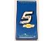 Part No: 87079pb1258  Name: Tile 2 x 4 with White Number 5, Black '2019', 'CHEVROLET' and Logo Pattern (Sticker) - Set 75891