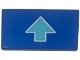 Part No: 87079pb1599 Name: Tile 2 x 4 with Medium Azure Arrow with White Outline Pattern (Sticker) - Set 42656 Part No: 87079pb1599 Name: Tile 2 x 4 with Medium Azure Arrow with White Outline Pattern (Sticker) - Set 42656