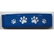 Part No: 93273pb231 Name: Slope, Curved 4 x 1 x 2/3 Double with White Paw Prints Pattern (Sticker) - Set 40479 Part No: 93273pb231 Name: Slope, Curved 4 x 1 x 2/3 Double with White Paw Prints Pattern (Sticker) - Set 40479