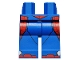 Part No: 970c00pb1147  Name: Hips and Legs with Red and Black Spider-Man Webbing Pattern
