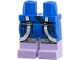 Part No: 970c00pb1917  Name: Hips and Legs with Molded Lavender Lower Legs / Boots and Printed Light Bluish Gray Hose and Buckles, White Straps Pattern