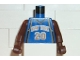 Part No: 973bpb144c01  Name: Torso NBA New York Knicks #20 Pattern / Brown NBA Arms