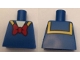 Lot ID: 307788243  Part No: 973pb2308  Name: Torso Sailor Suit with Yellow Collar Trim and Large Red Bow Tie Pattern