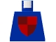 Part No: 973px46  Name: Torso Castle Classic Shield Quartered Red/Blue Pattern