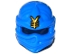 Part No: 98133pb12  Name: Minifigure, Headgear Ninjago Wrap with Gold Ninjago Logogram 'Lightning' Pattern