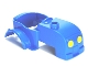 Part No: 98212pb01  Name: Duplo Car Body Tractor with One Stud on Hood and Yellow Headlights Pattern