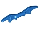 Lot ID: 247776645  Part No: 98721  Name: Minifigure, Weapon Batman Batarang (2 Bat Wings with Bar in Middle)