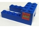 Part No: BA341pb01  Name: Stickered Assembly 6 x 4 x 2 with LEGO Logo Pattern on Both Sides (Stickers) - Set 392-1 - 2 Brick 1 x 6, 1 Brick 2 x 4 without Cross Supports