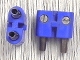 Part No: bb0236ac01  Name: Electric, Connector, 2-Way Male Rounded Narrow Type 2 with Hollow Pins
