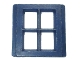 Part No: bwindow01  Name: Window 4 Pane for Slotted Bricks