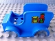 Part No: dupcarbody03  Name: Duplo Car Body Grocery Truck with Dry Goods Pattern (fits over Car Base 2 x 6)