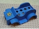 Part No: dupcarbody08  Name: Duplo Car Body Racer with Smiling Star / Starfish Pattern (fits over Car Base 2 x 6)