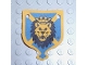 Part No: x95px1  Name: Cloth Hanging 4 x 5 with Knights Kingdom Lion Head Pattern
