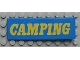 Part No: x979px4  Name: Duplo Door 1 x 4 x 1 with Yellow CAMPING Pattern
