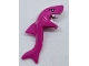 Lot ID: 428725022  Part No: 24076pb01  Name: Minifigure, Headgear Head Cover, Costume Shark Head, Tail and Fin with Black Eyes and White Teeth Pattern