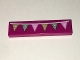 Part No: 2431pb0437  Name: Tile 1 x 4 with Gold, Green and Bright Pink Flags Pattern (Sticker) - Set 41068
