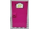 Part No: 60616pb050  Name: Door 1 x 4 x 6 with Stud Handle with '37' Sign Pattern (Sticker) - Set 41095