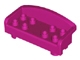 Part No: 6476  Name: Duplo, Furniture Couch / Sofa with Rounded Back and 8 Studs