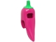 Part No: 80505pb02  Name: Minifigure, Headgear Head Cover, Costume Chili Pepper with Bright Green Stem Pattern (BAM)