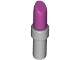 Part No: 93094pb01  Name: Minifigure, Utensil Lipstick with Light Bluish Gray Handle Pattern