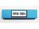 Part No: 2431pb0156 Name: Tile 1 x 4 with 'APM 1904' Pattern (Sticker) - Set 10219 Part No: 2431pb0156 Name: Tile 1 x 4 with 'APM 1904' Pattern (Sticker) - Set 10219