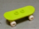 Part No: 45917c01  Name: Minifigure, Utensil Skateboard with Mag Wheel Holders and White Mag Wheels