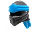 Part No: 40925pb04  Name: Minifigure, Headgear Ninjago Wrap Type 4 with Molded Dark Azure Headband  Pattern
