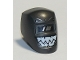 Part No: 65195pb04  Name: Minifigure, Visor Welding with Black and White Viewing Lens and White Teeth Pattern