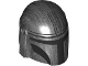 Part No: 87610pb18  Name: Minifigure, Headgear Helmet with Holes, SW Mandalorian with Black Top Lines and Visor Pattern