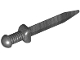 Part No: 95673  Name: Minifigure, Weapon Sword, Roman Gladius with Thin Crossguard