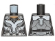Part No: 973pb4686  Name: Torso Female Armor with Silver Plates Pattern (Valkyrie)