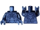 Part No: 973pb5541c01  Name: Torso Armor with Silver Panels and Light Bluish Gray Straps Pattern / Pearl Dark Gray Arms / Dark Bluish Gray Hands