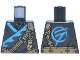 Part No: 973pb6171 Name: Torso Tunic with Dark Azure Trim, Black Shirt, Dark Tan Strap, Gold Clasp and Charm with Ninjago Logogram Letter N Pattern Part No: 973pb6171 Name: Torso Tunic with Dark Azure Trim, Black Shirt, Dark Tan Strap, Gold Clasp and Charm with Ninjago Logogram Letter N Pattern
