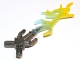 Part No: 98588pb01  Name: Hero Factory Weapon, Lightning with Marbled Trans-Light Blue and Yellow Pattern