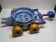 Part No: 44403c03  Name: Duplo Cart with Wheels and Pincer