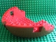 Part No: 2556c02  Name: Boat, Hull Large Bow 12 x 16 x 5 1/3 with Red Top (2556 / 2557)