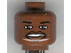 Part No: 3626bpb0152  Name: Minifigure, Head NBA Shaquille O'Neal Pattern - Blocked Open Stud