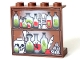 Part No: 4215bpx1  Name: Panel 1 x 4 x 3 - Hollow Studs with Potions, Scrolls, and Skull on Shelves Pattern
