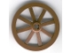 Part No: 4489b  Name: Wheel Wagon Large 33mm D., Hole Notched for Wheels Holder Pin